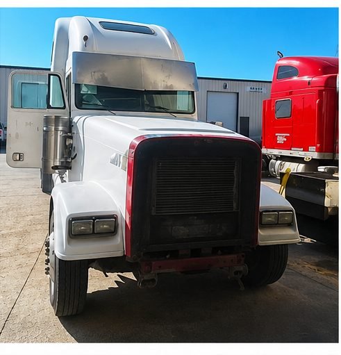 Truck before fabrication work - custom modification needed